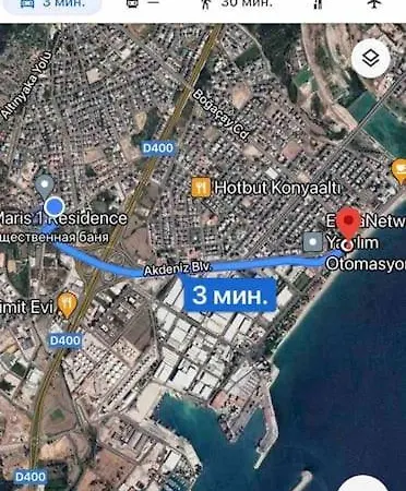 3+1. бассейн, горы. 3 минуты до моря Appartement Antalya